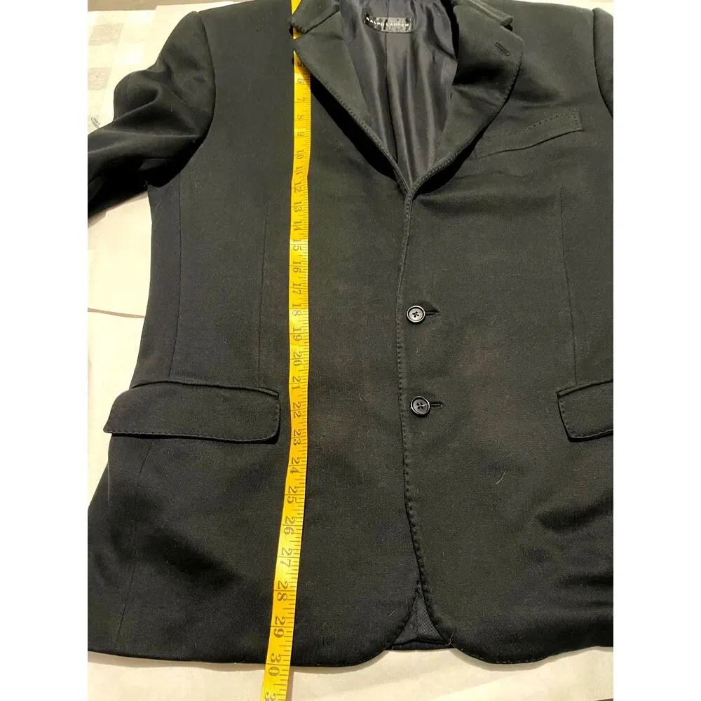 Ralph lauren knit blazer stretchy super casual black label sport businessman 42